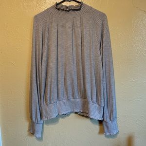 Free People long-sleeved top, size large, EUC